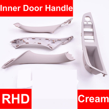 4PCS Right Hand Drive RHD For BMW 5 series F10 F11 520 525 Cream Car Interior Door Handle Inner Panel Pull Trim Cover Armrest 2024 - buy cheap