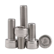1Pcs M20 Stainless steel hexagon socket cap screws cylindrical cup head socket heads cap screws 40mm-90mm Length 2024 - buy cheap