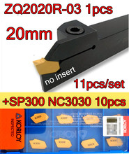 ZQ2020R-03 1pcs + KORLOY SP300 NC3030 10pcs=11pcs/set NC3030=Processing: steel Free shipping 2024 - buy cheap