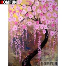 HOMFUN Full Square/Round Drill 5D DIY Diamond Painting "Tree scenery" 3D Diamond Embroidery Cross Stitch Home Decor A19309 2024 - buy cheap