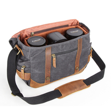 Batik Canvas Waterproof  Photography Camera Shoulder Bag Vintage Casual SLR Canvas Handbag for Canon Nikon Sony 1 Camera +2 Lens 2024 - buy cheap