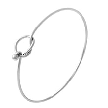 MJB0460 Simple Knot Cuff Bracelet Manchette Gold Bangle Bracelet For Women Wholesale Pulseiras bridesmaid Jewelry Knot Bangle 2024 - buy cheap