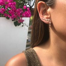 2021 High Fashion Womens Delicate Cute Star Dazzling Dorp Earring For Lovely Girls 11 Cz Stars Charm Brand Fine Earrings Jewelry 2024 - buy cheap