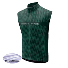 Morvelo Winter Thermal thermal sleeveless Cycling Vest Men Warm Fleece Cycling jerseys/ Bicycle Bike Clothing / Gilet ciclismo 2024 - buy cheap
