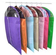 Candy Color Transparent dustproof cover clothes bag Wardrobe Storage Bags Cloth Hanging Garment Suit Coat cloth Dust Cover 2024 - buy cheap