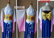 Fantasia final x 10 yuna traje cosplay feito sob encomenda 2024 - compre barato