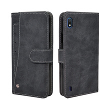 Luxury Wallet Case For Samsung Galaxy A3 A5 A7 A9 2016 Case Vintage Flip Leather TPU Silicone Cover Business Card Slots 2024 - buy cheap