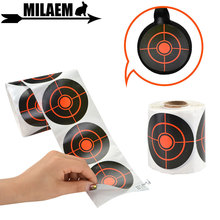 250pcs/1Roll Archery Target Paper Florescence Practicing Target Sticker 3inch Self-adhesive Target Paper Shooting Accessories 2024 - buy cheap