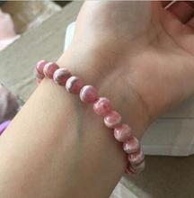 free shipping 7mm Natural Argentina Rose Rhodochrosite stone Round Beads Bracelet 2024 - buy cheap