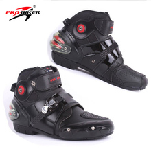 Men's Profession Motorcycle boots ankle motocross racing boots Microfiber leather off road Motorboats Motorcycle shoes 2024 - buy cheap