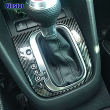 100 Percent Carbon Fiber Car Gear Shifter Interior Decoration Sticke For Volkswagen Scirocco 2024 - buy cheap