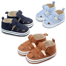Летние первые ходунки для маленьких мальчиков, летняя обувь домашние тапки для новорожденных девочек, пинетки для маленьких мальчиков 2024 - купить недорого