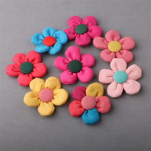 Free Shipping 30PCS Handmade Fabric Spring Flower Craft for Cute Girls Hair Jewelry Headband Headwear Garment DIY Decoration 2024 - buy cheap