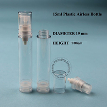 Promotion 50PCS/LOT 15ml Plastic Airless Lotion Emulsion Pump Spray Bottle 1/2OZ Vacuum Refillable Women Cosmetic Container Pot 2024 - buy cheap