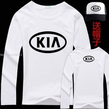 Camiseta de algodón de manga larga para hombre, camisa con logotipo de coche personalizado, ropa que incluye gorra de béisbol, sombreros, para otoño y primavera 2024 - compra barato