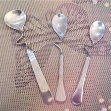 Hot sell 200pcs Bent Spoon Creative Straight Hanging Spoon Stainless Steel Dessert Coffee Stirring Spoons Coffee & Tea Tools 2024 - buy cheap