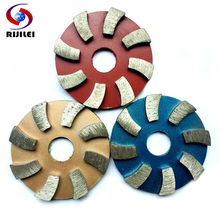 RIJILEI 3PCS 3Inch Metal Grinding Pads 80mm Diamond Polishing Pad Dry/Wet Concrete Floor Grinding Disc Marble Granite 3JKP 2024 - buy cheap