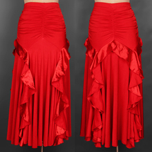 Индивидуальная юбка для латиноамериканских танцев, сальса, танго, Румба, ча-ча 2024 - купить недорого