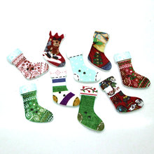 50pc Mixed Christmas Stocking Buttons For Clothes Knitting Needles Crafts Sewing Scrapbooking DIY Fabric Needlework Buttons 2024 - buy cheap