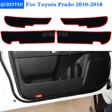 2 Colors Car - Styling Protector Side Edge Protection Pad Protected Anti-kick Door Mats Cover For Toyota Prado 2010-2018 2024 - buy cheap