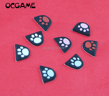 OCGAME-pegatina adhesiva de silicona con diseño personalizado de pata de gato para mando de PS4, cubierta de botón L2 R2 2024 - compra barato