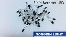 5pcs LED 3mm 940nm IR Infrared Receiving Diode Round Tube Black Light Lamp Receiver 5MM led IR/PT/PD diodes 2024 - buy cheap
