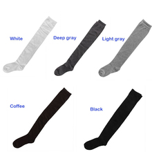 1Pair 5 Colors Long Cotton Stockings Sexy Women Girl Lady Thigh High Over the Knee Socks 2024 - buy cheap