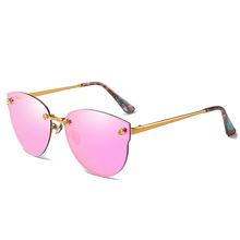 KITHDIA Fashion Cat Eye Sunglasses Women Brand Designer Retro Pierced Female Sun Glasses oculos de sol feminino UV400 KD382 2024 - buy cheap