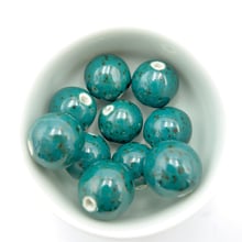 16# 10pcs Big unique Ceramic beads Ceramics porcelain bead for jewelry making 16mm  #A111A 2024 - buy cheap