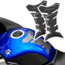 1pc/2pcs Fibra De Carbono Tanque Pad Tanque Da Motocicleta Etiqueta Do Carro Decalques 3D Motobike Diabo Crânio Logotipo Proteger corridas de combustível Acessórios 2024 - compre barato