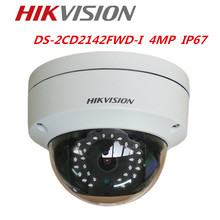 Hikvision ds-2cd2142fwd-i 4mp купольная сетевая IP Камера безопасности Камера POE Камеры Скрытого видеонаблюдения hikvision купольная Камера 2024 - купить недорого