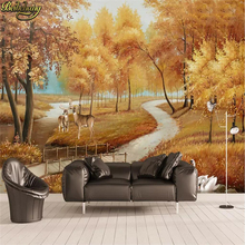 Beibehang-Papel tapiz estereoscópico 3d grande, mural De fotos, Papel De pared, expande el rollo De fondo De Tv Papel tapiz 2024 - compra barato