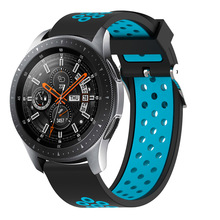 Силиконовый браслет для Samsung Gear S3 Classic Frontier Galaxy watch 46 мм SM-R800 браслет для Huawei watch GT active 2024 - купить недорого