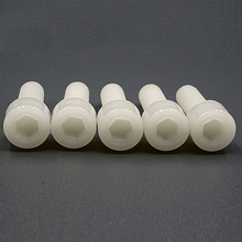 M12x(20-90mm Length) Nylon Allen Screw Plastic Hexagon Socket Head Cap Screws Smooth Bolts White color 2024 - buy cheap