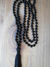 108 Bead Mala Necklace Men's Black Onyx Necklace Tassel Necklaces Yoga Jewelry Prayer Beads Necklaces Black Mala Beads 2024 - buy cheap