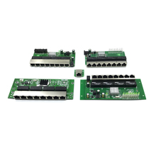 OEM PBC-conmutador Gigabit Ethernet de 8 puertos, conector de 8 pines, 10/100/1000 m, hub de 8 vías, placa Pcb, schroef gat 2024 - compra barato