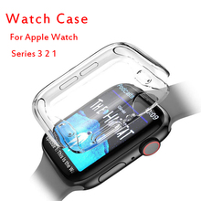 MNWT-funda suave y delgada para Apple Watch, 38mm/42mm, funda protectora de TPU para iwatch Series 1 2 3, protección envolvente 2024 - compra barato