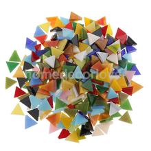 300pcs Triangle Rhombus Shape Glass Mosaic Making Mosaic Tiles Tessera for Arts DIY Craft 12mm 2024 - buy cheap