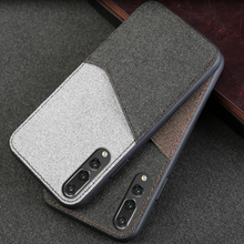 Funda de teléfono de lona para Huawei, carcasa trasera con costuras de Color para modelos P10, p20, P20 Pro Lite, Mate 10, Honor 9, 10, V9, V10, Nova 2, 2S 2024 - compra barato