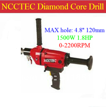 4.8'' 120mm Hand Held Diamond WET Core Drill Machine FREE shipping | concrete wall engineering wet core drill | protect switch 2024 - buy cheap