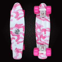 Monopatín de plástico con estampado de Mini Cruiser, tabla Retro de 22 pulgadas para patinar, tabla larga para camión, envío gratis 2024 - compra barato