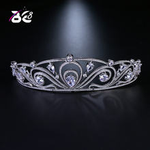 Be 8-Tiaras y coronas De boda para novias, accesorios para honor, Tiara De novia H077 2024 - compra barato