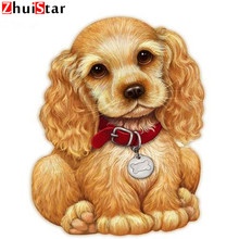 New Full Square 5D Diy Diamond Painting Cute Dog Diamond Embroidery Cross Stitch Rhinestone Diamond Mosaic Painting Home  XY1 2024 - buy cheap