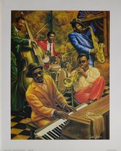 COOL JAZZ GREATS  SILK POSTER Decorative painting  24x36inch 2024 - buy cheap