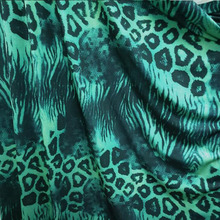 Good 4 side Stretch Swimwear Fabric Cotton/Spandex knitted Fabric Leopard zebra Printed Soft Fabric DIY Sewing  Tights Sportwear 2024 - buy cheap