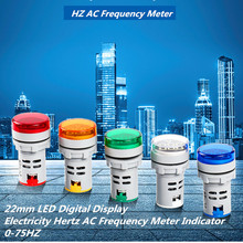 Medidor de Hertz eléctrico con pantalla Digital, medidor de frecuencia, luz indicadora de CA, probador rojo, 0-99Hz, verde y blanco 2024 - compra barato