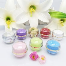 New Acrylic Bottle 5g Cream Jar Nail Art Mask Cream Refillable Empty Cosmetic Makeup Container Bottles Small Sample Bottles 2024 - buy cheap