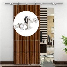 Top mounting Stainless steel sliding barn door hardware 2024 - купить недорого