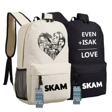 Mochila Unisex de Noruega Skam ISAK, bolso de viaje de hombro multicolor, escolar 2024 - compra barato