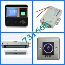 M-F211  fingerprint Access Control + Magnetic Lock + Power Supply and Infrared Exit Button 2024 - buy cheap